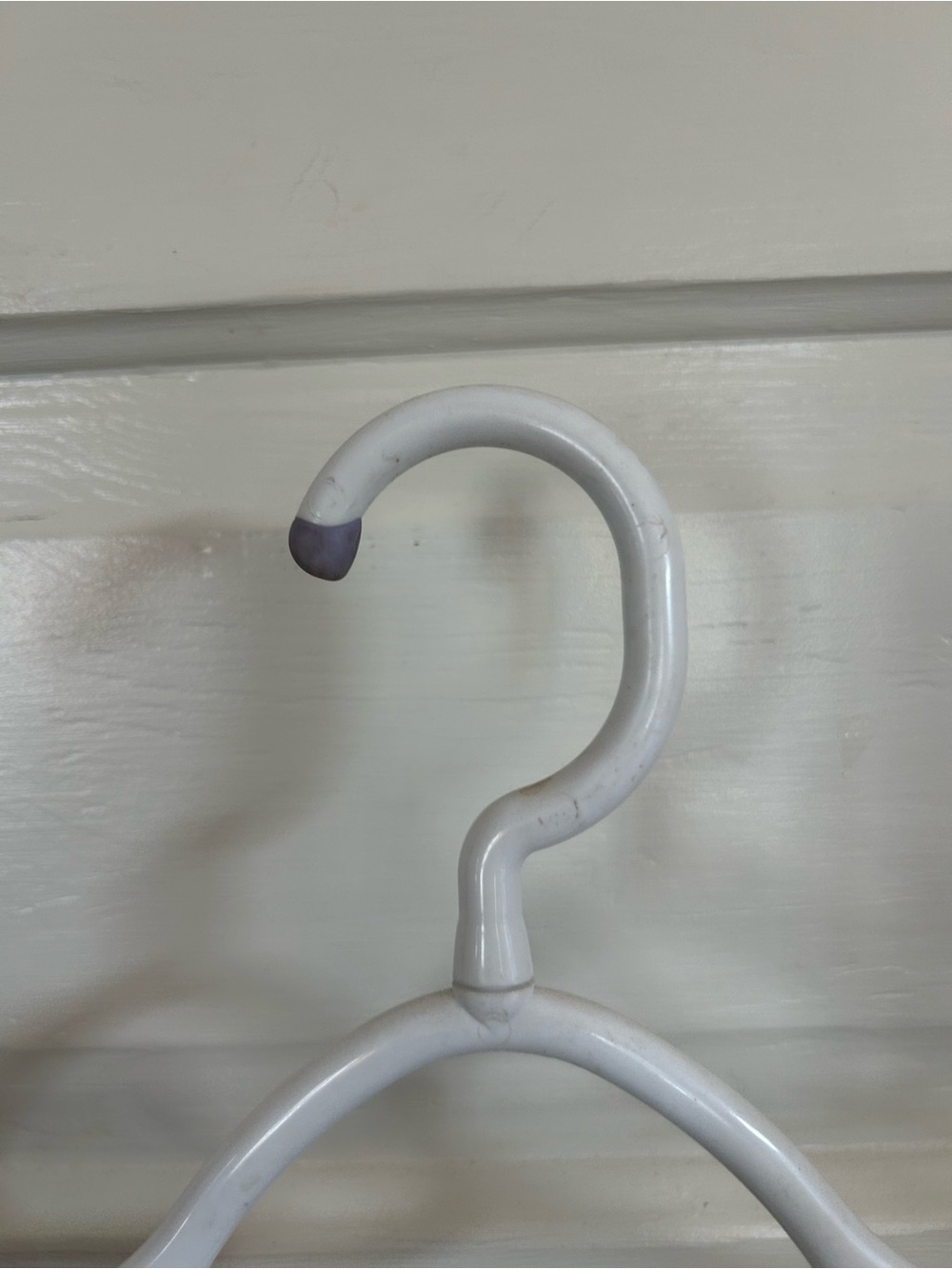 The Container Store Set of 30 Sturdy White and Purple Hangers - Picture 7 of 7